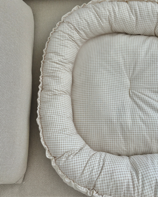 Cocon Vichy Beige - Précommande