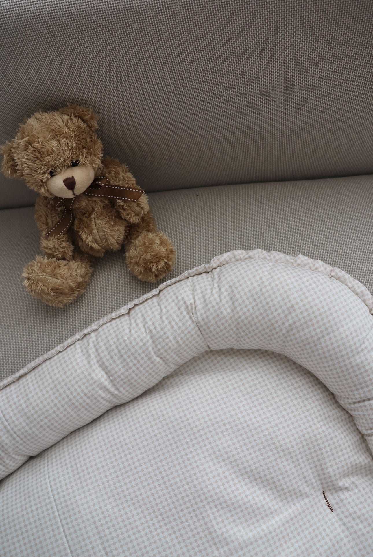 Cocon Vichy Beige - Précommande