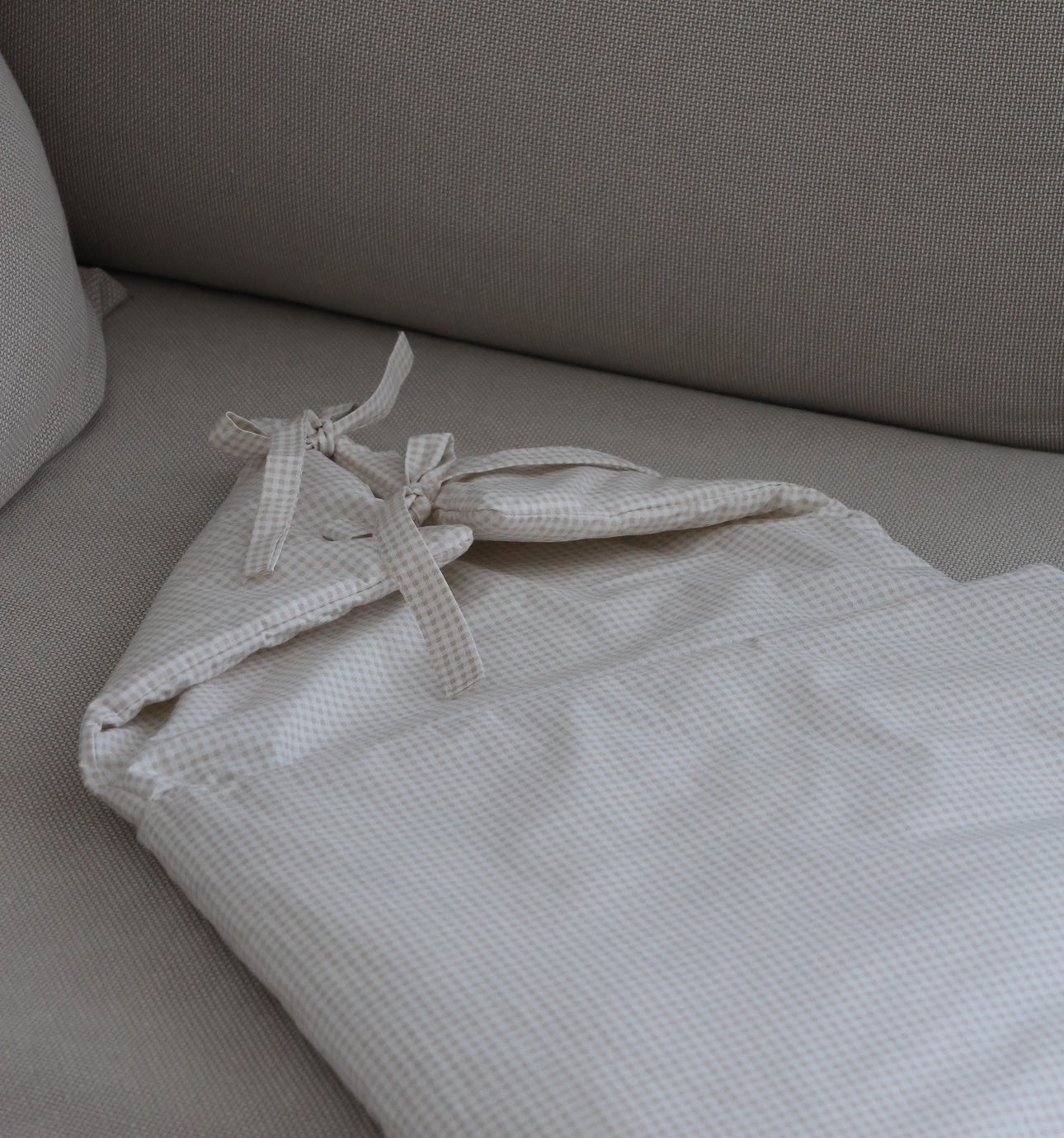 Nid d’ange Vichy Beige/Grands carreaux - Mi-saison