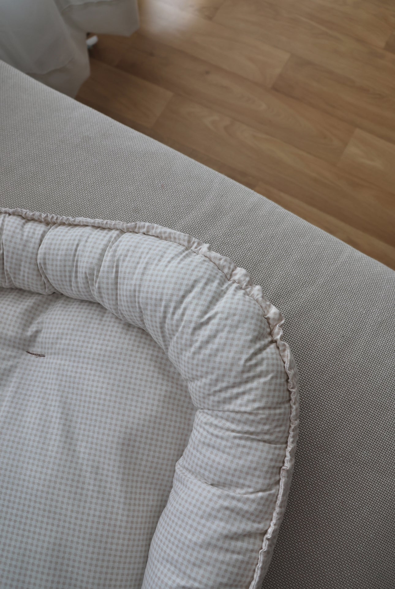 Cocon Vichy Beige - Précommande